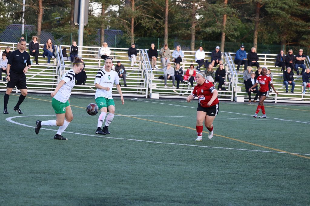 LUEKin erotuomari seuraa ottelun kulkua.